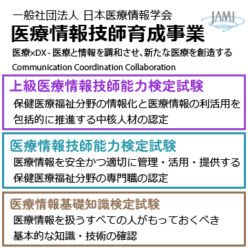 医療情報技師の育成および資格認定